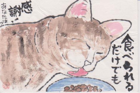 猫の絵手紙ー８４