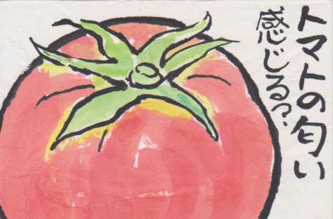 トマトの絵ー１