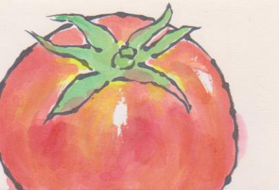 トマトの絵ー１５